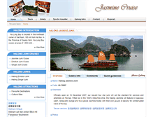 Tablet Screenshot of jasminehalongcruise.com